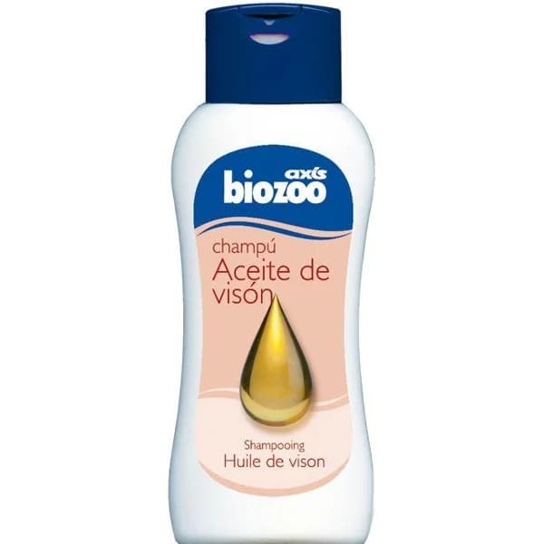 Champú aceite visón para perro BIOZOO, bote 250 ml - 1 ud - Imagen del producto en Findit