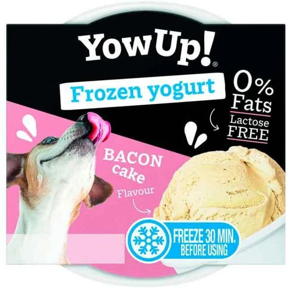 Helado pastel de bacón para perro YOWUP, tarrina 110 g - 1 ud - Imagen del producto en Findit
