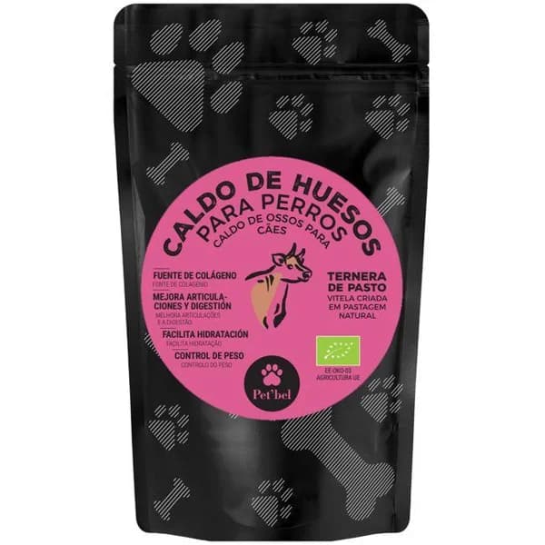 Caldo de huesos de ternera eco para perro PET BEL, bolsa 230 ml - 1 ud - Imagen del producto en Findit