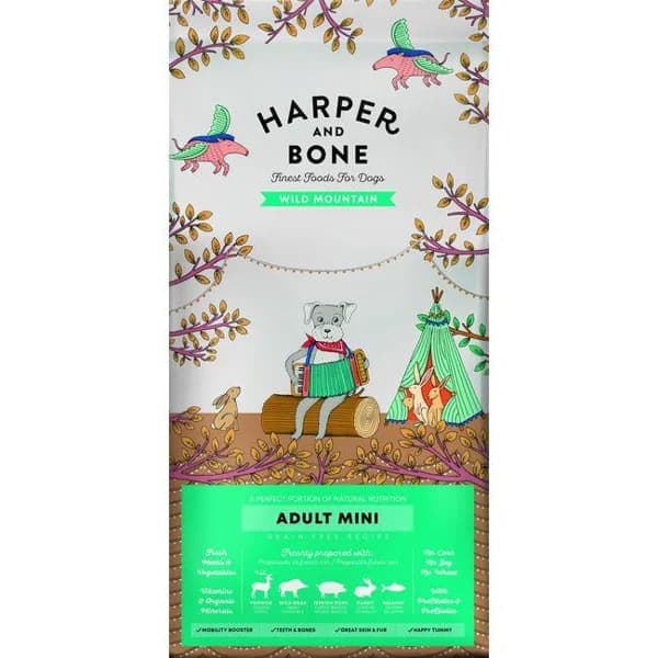 Alimento perro mini recetas de caza HARPER&BONE, bolsa 1,5 kg - 1 ud - Imagen del producto en Findit