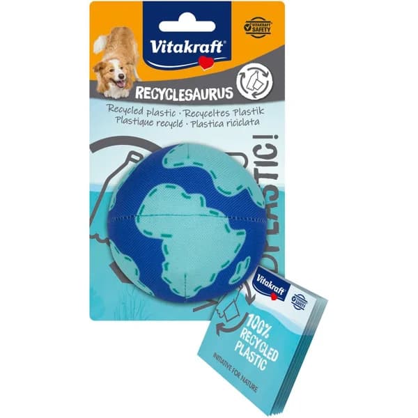 Juguete dino pelota azul para perro VITAKRAFT, 1 ud - 1 ud - Imagen del producto en Findit