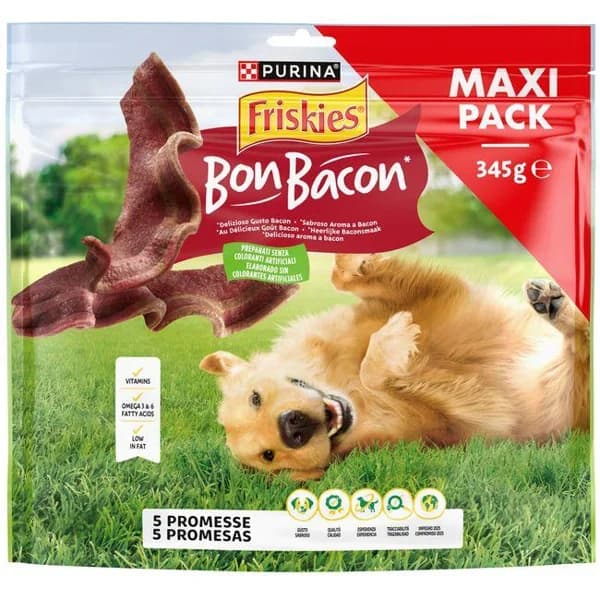Barritas bon bacón para perro FRISKIES, bolsa 345 g - 1 ud - Imagen del producto en Findit