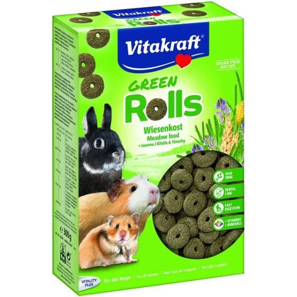 Alimento green rolls para roedor VITAKRAFT, caja 300 g - 0.3 kg - Imagen del producto en Findit