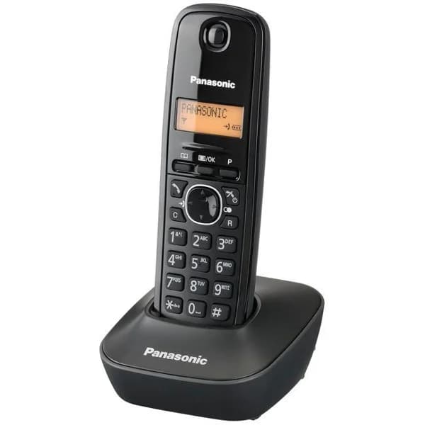 Teléfono inalámbrico negro, KX-TG1611SPH PANASONIC - 1 ud - Imagen del producto en Findit