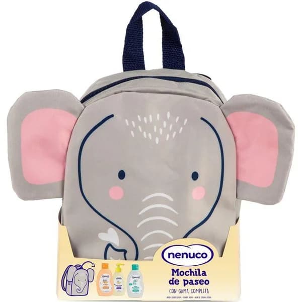 Mochila de paseo elefante NENUCO, 1 ud - 1 ud - Imagen del producto en Findit