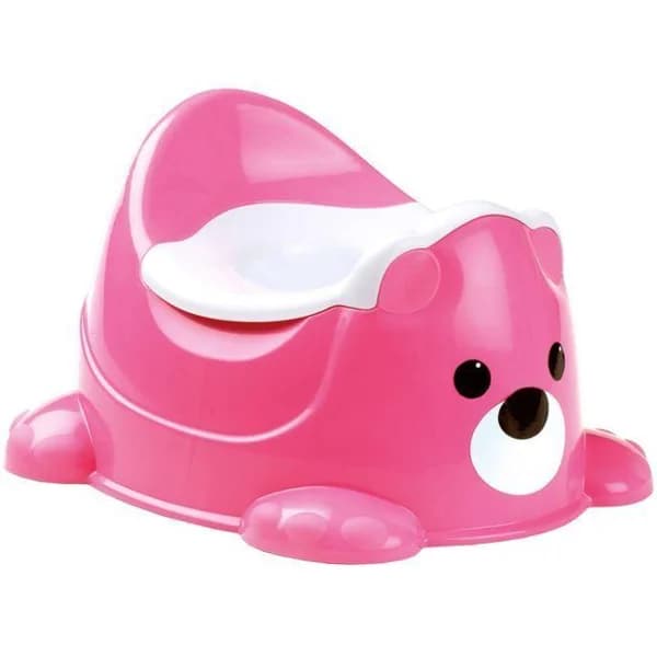 Orinal ergonómico con forma de osito en color rosa, muy resistente MOLTO - 1 ud - Imagen del producto en Findit