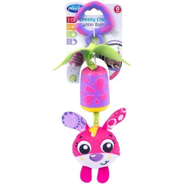 Colgante sonajero conejo Cheeky Sunny, edad: de 0 meses a 1 año PLAYGRO - 1 ud - Imagen del producto en Findit