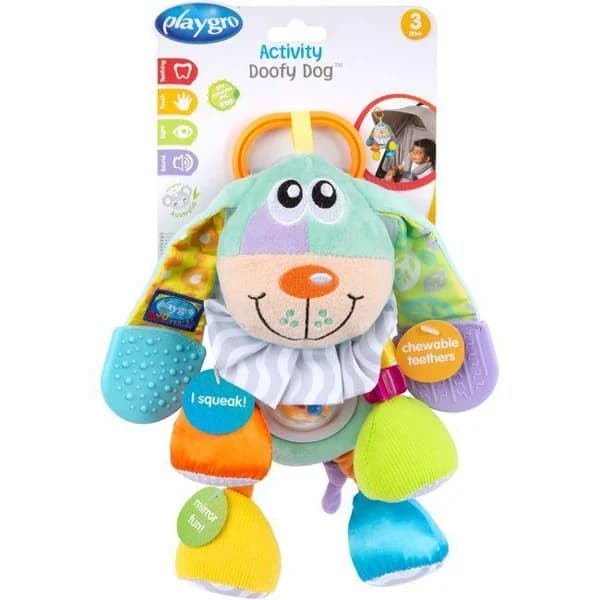 Perrito actividades colgante con mordedor, edad: + 3 meses Doffy Dog PLAYGRO - 1 ud - Imagen del producto en Findit