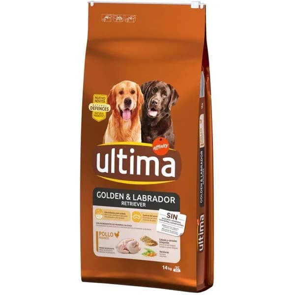 Alimento para perro Golden-Labrador ULTIMA, saco 14 kg - 1 ud - Imagen del producto en Findit