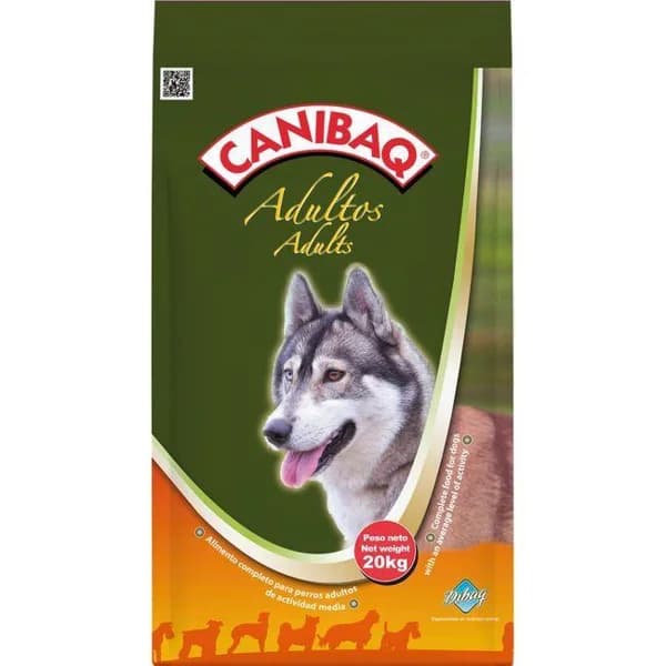 Alimento seco para perro adulto CANIBAQ, saco 20 kg - 1 ud - Imagen del producto en Findit