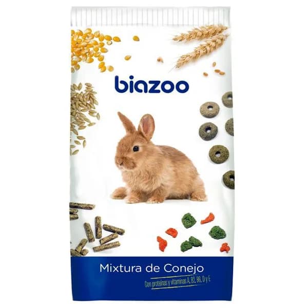 Conejo enano menu BIOZOO, paquete 1 kg - 1 kg - Imagen del producto en Findit