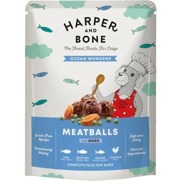 Albóndigas para perro maravillas de mar HARPER&BONE, bolsa 300 g - 0.3 kg - Imagen del producto en Findit