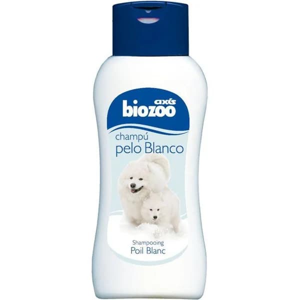 Champú pelo blanco para perro BIOZOO, bote 250 ml - 1 ud - Imagen del producto en Findit
