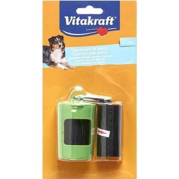 Dispensador de bolsas VITAKRAFT, pack 1 unid. + bolsas 40 unid. - 1 ud - Imagen del producto en Findit