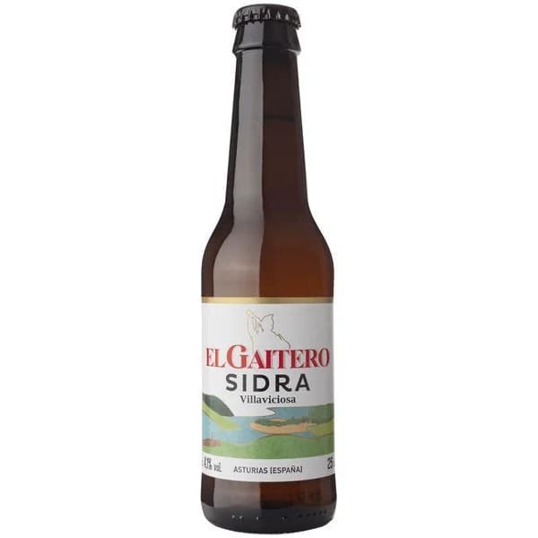 Sidra EL GAITERO, botellín 25 cl - 0.25 l - Imagen del producto en Findit
