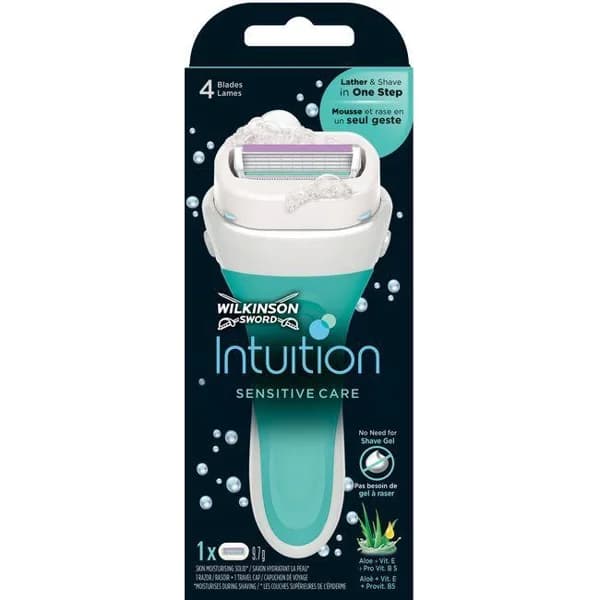 Máquinilla WILKINSONS INTUITION SENSITIVE CARE, pack 1 ud - 1 ud - Imagen del producto en Findit