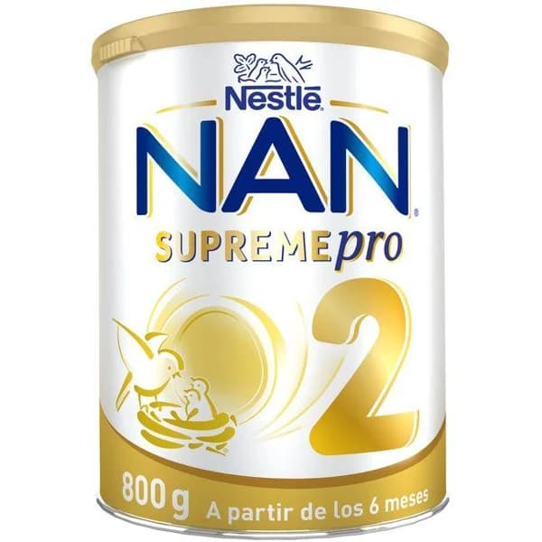 Leche de continuación NAN SUPREME 2, lata 800 g - 0.8 kg - Imagen del producto en Findit