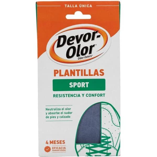 Plantilla para zapatillas DEVOR-OLOR, pack 1 par - 1 ud - Imagen del producto en Findit
