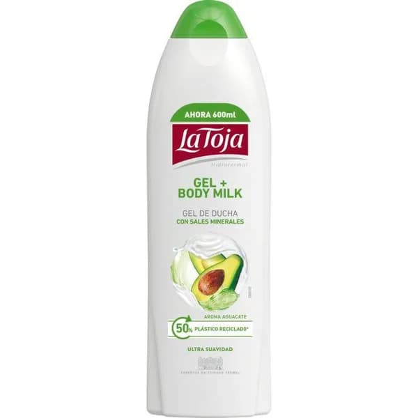 Gel de ducha & body milk LA TOJA, bote 600 ml - 0.6 l - Imagen del producto en Findit