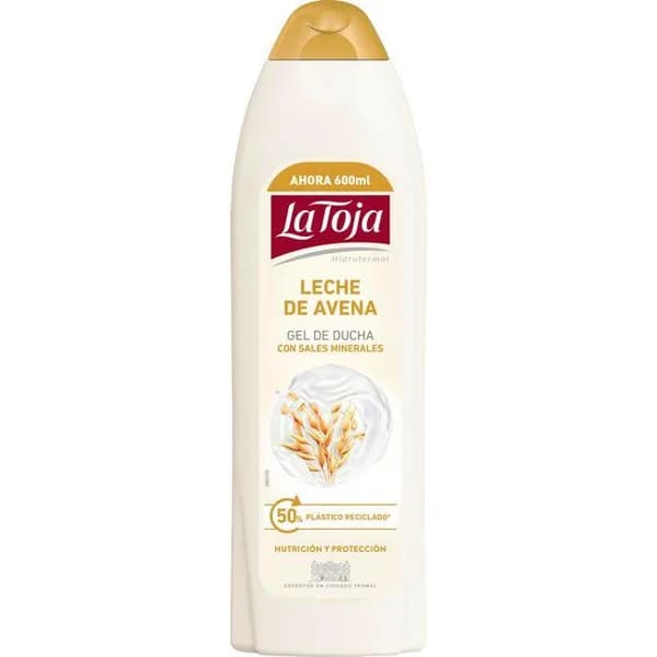 Gel de ducha leche de avena LA TOJA, bote 600 ml - 0.6 l - Imagen del producto en Findit