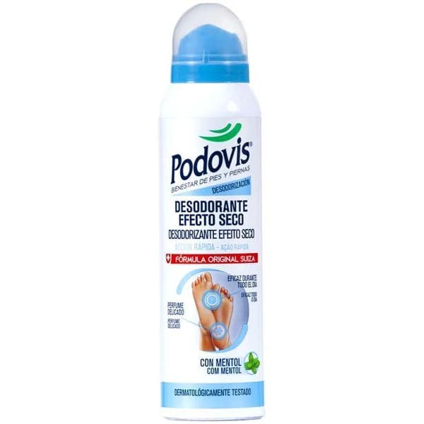 Desodorante para pies efecto seco PODOVIS, spray 150 ml - 0.15 l - Imagen del producto en Findit