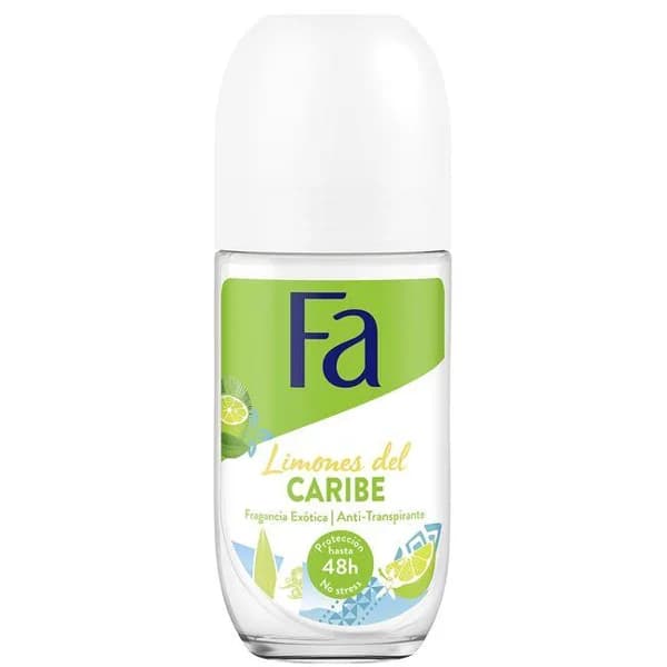 Desodorante para mujer Limones del Caribe FA, roll on 50 ml - 1 ud - Imagen del producto en Findit