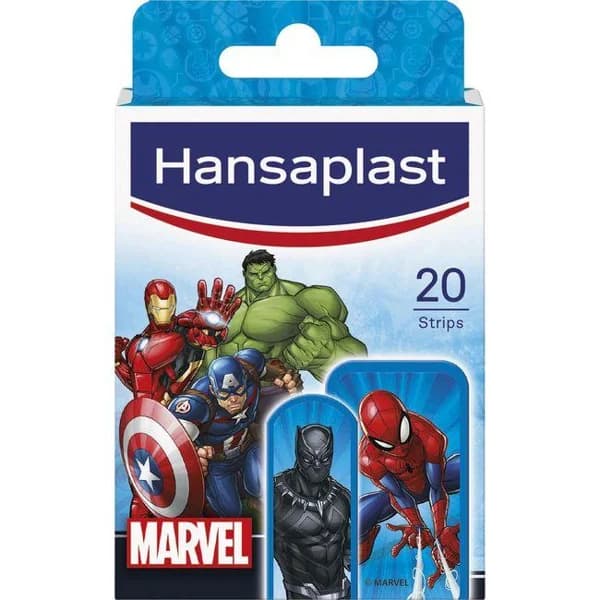 Apósitos infantiles Marvel HANSAPLAST, caja 20 uds - 20 ud - Imagen del producto en Findit
