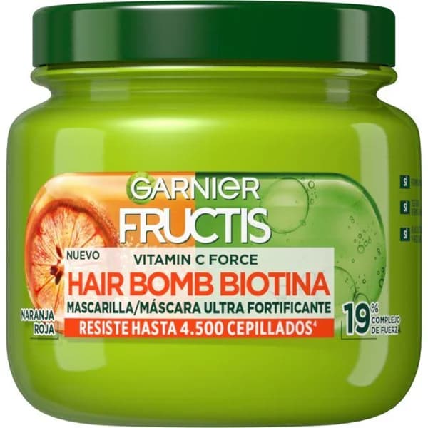 Mascarilla biotin hair FRUCTIS, tarro 320 ml - 1 ud - Imagen del producto en Findit