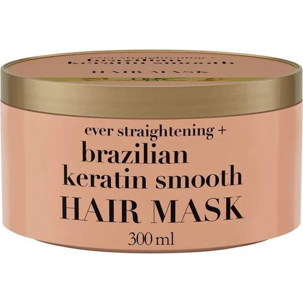 Mascarilla Keratina Brasil OGX, tarro 300 ml - 1 ud - Imagen del producto en Findit