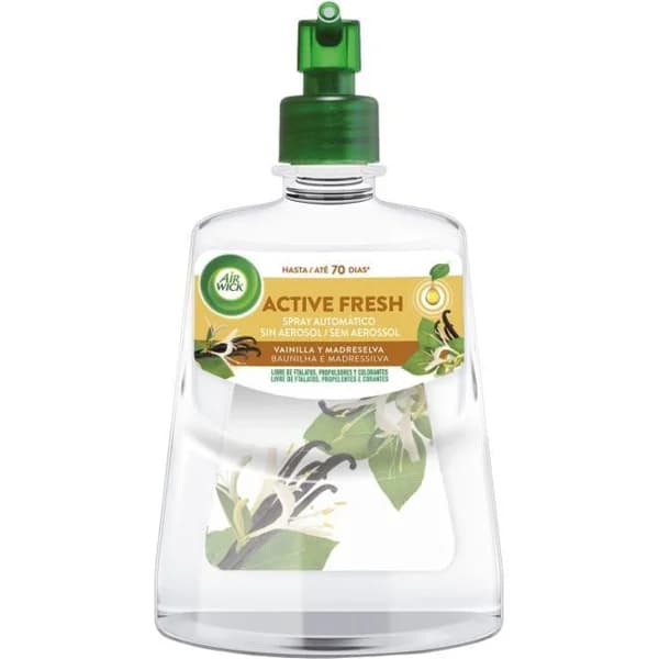 Ambientador fresh vainilla AIRWICK ACTIVE, recambio 228 ml - 1 ud - Imagen del producto en Findit