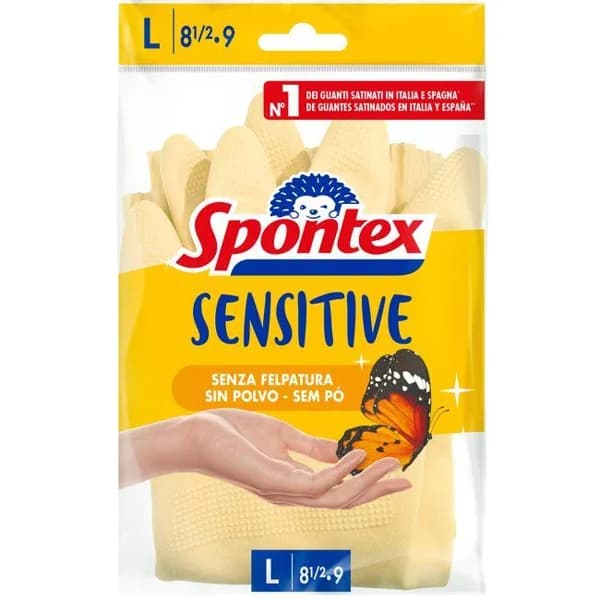 Guante sensitive Talla L SPONTEX, bolsa 1 par - 1 ud - Imagen del producto en Findit