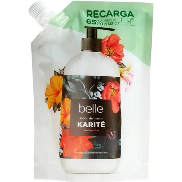 Jabón de manos karité BELLE, recarga 500 ml - 0.5 l - Imagen del producto en Findit