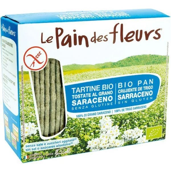 Tostadas de pan de flores sin sal PAN DE FLORE, paquete 150 g - 0.15 kg - Imagen del producto en Findit