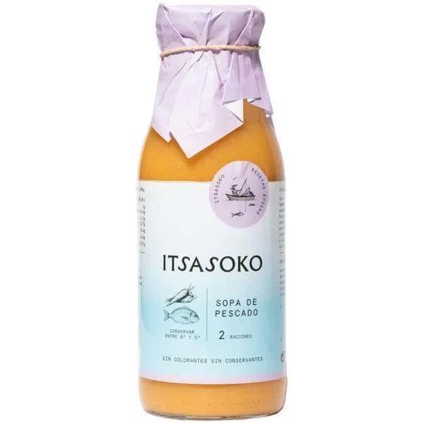 Sopa de pescado ITSASOKO, frasco 480 ml - 0.48 l - Imagen del producto en Findit