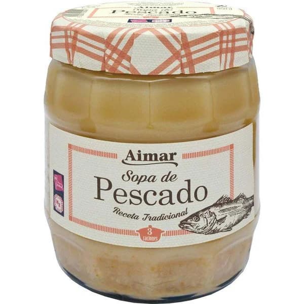 Sopa de pescado AIMAR, tarro 1 litro - 1 l - Imagen del producto en Findit