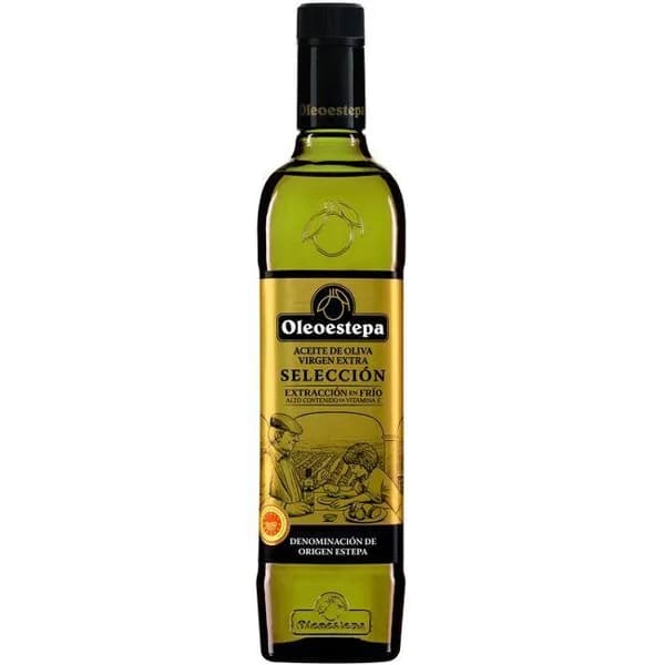 Aceite oliva virgen extra OLEOESTEPA, botella 75 cl - 0.75 l - Imagen del producto en Findit