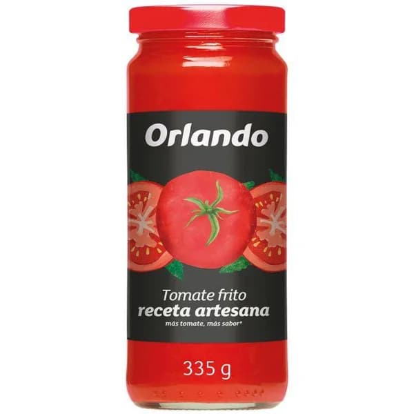 Tomate frito artesano ORLANDO, frasco 340 g - 0.34 kg - Imagen del producto en Findit