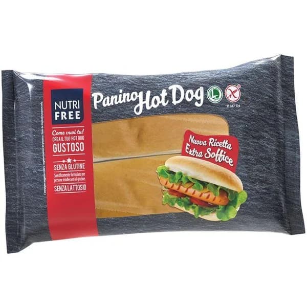 Pan hot dog NUTIFREE, paquete 65 g - 0.07 kg - Imagen del producto en Findit