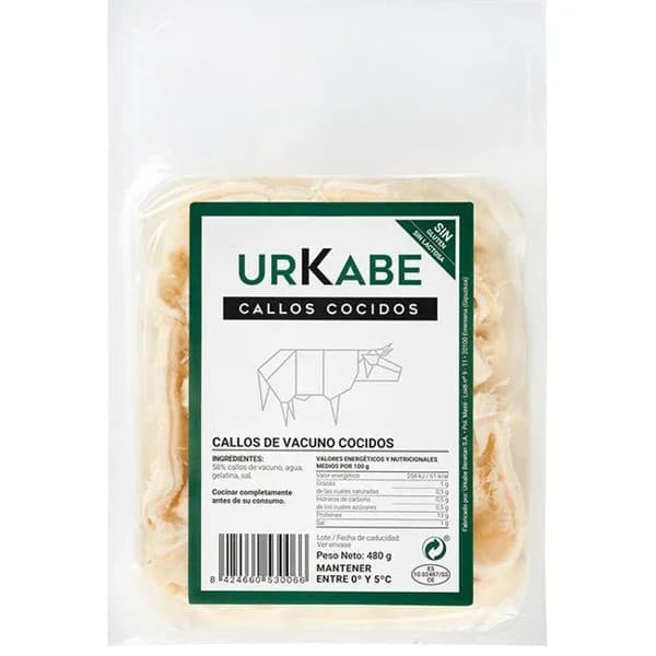 Callos blancos URKABE, sobre 480 g - 0.48 kg - Imagen del producto en Findit