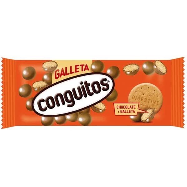 Grageas choco-galleta CONGUITOS, bolsa 50 g - 0.05 kg - Imagen del producto en Findit