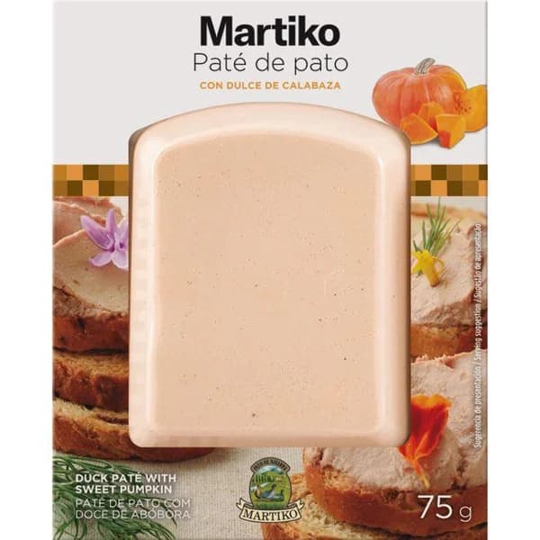 Paté de pato con dulce de calabaza MATIKO, blister 75 g - 1 ud - Imagen del producto en Findit