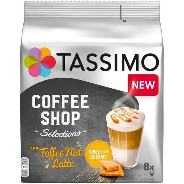 Coffee shop toffee nut TASSIMO, caja 8 uds - 8 ud - Imagen del producto en Findit