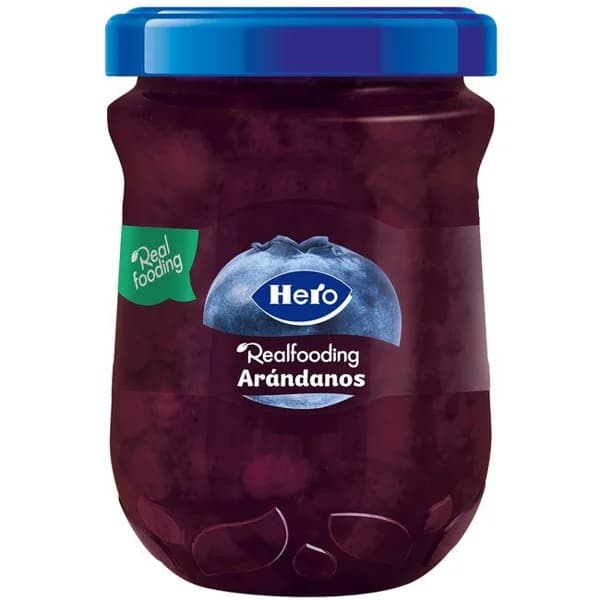 Untable de arándanos realfooding HERO, frasco 165 g - 0.17 kg - Imagen del producto en Findit