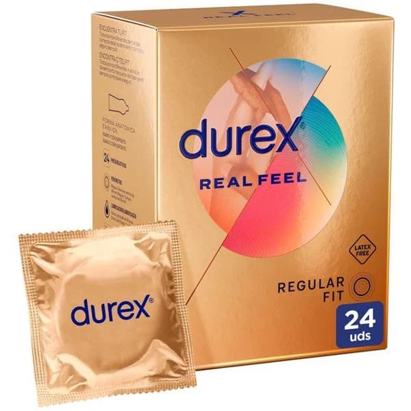 Preservativos Real Feel DUREX, caja 24 uds - 24 ud - Imagen del producto en Findit