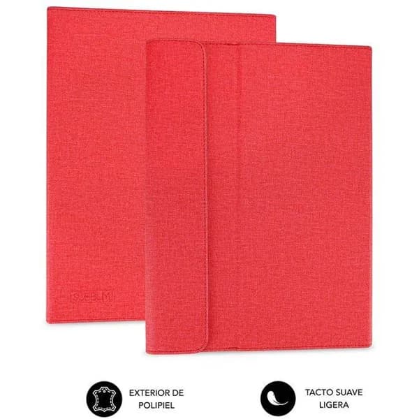 Funda para tablet de 10,1" roja, Clever SUB-CUT-1CT002 SUBBLIM - 1 ud - Imagen del producto en Findit