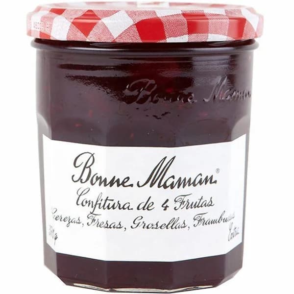 Confitura de 4 frutas BONNE MAMAN, frasco 370 g - 0.37 kg - Imagen del producto en Findit