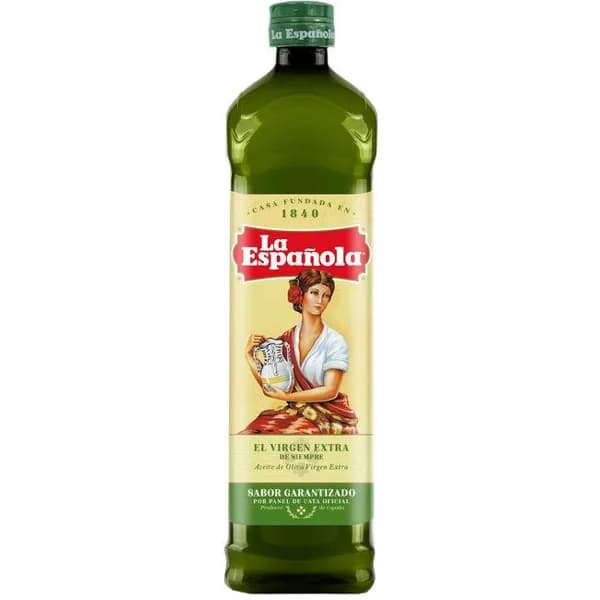 Aceite de oliva virgen extra LA ESPAÑOLA, botella 1 litro - 1 l - Imagen del producto en Findit