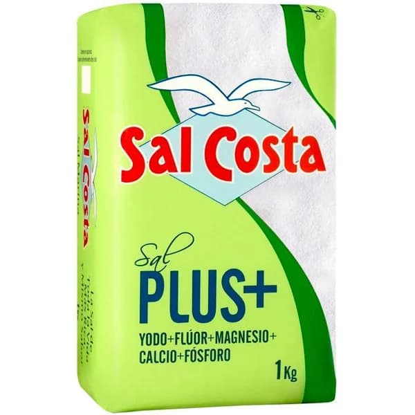 Sal Plus+ COSTA, paquete 1 kg - 1 kg - Imagen del producto en Findit