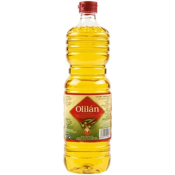 Aceite de oliva 0,4º OLILAN, botella 1 litro - 1 l - Imagen del producto en Findit
