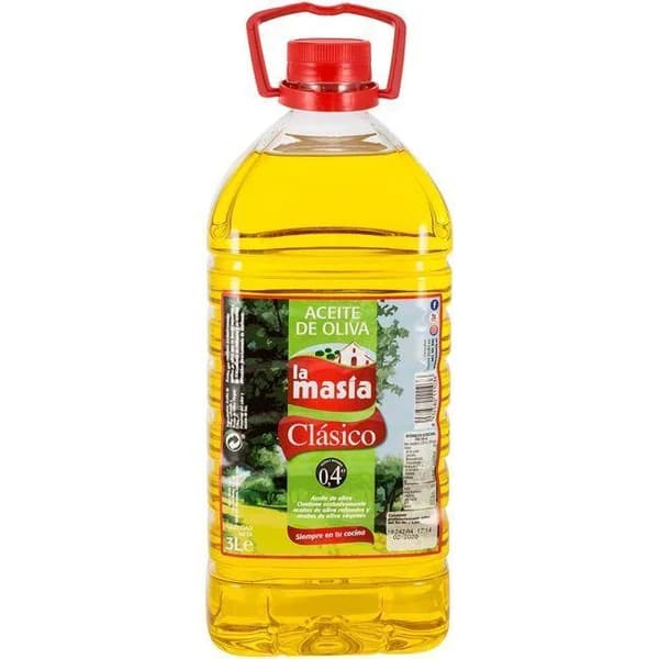 Aceite de oliva suave LA MASIA, garrafa 3 litros - 3 l - Imagen del producto en Findit